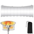 thumbnail image 1 of Protector Reflector De Calentador De Patio, Reflector De Enfoque De Calor Ajustable Portátil De 15 Pulgadas Para Calentadores Redondos De Gas Natural Escudo Reflector De Calor Direccional 10 Paneles Muyoka Hogar, 1 of 6