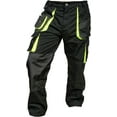 thumbnail image 2 of JuicyTrendz Men’s Tactical Work Pants – Utility Safety Cargo Trousers for Construction, Durable & Multi-Pocket Black W32 x L30, 2 of 6