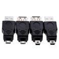 thumbnail image 3 of 10 Uds OTG 5pin F/M cambiador adaptador convertidor USB macho a hembra Micro USB, 3 of 9
