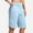 Light Blue, variant on Coorders No Bunderies Womens High Waist Shorts, Oversized Ladies Soft Yoga Fitness Athletic Leggings Pants Army Green, Size XXL