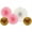 Gold, Pink, White, variant on Beistle Assorted Paper & Foil Decorative Fans