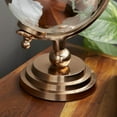 thumbnail image 5 of DecMode 7" Copper World Map Globe with Tiered Base, 5 of 8