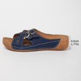 thumbnail image 7 of USSUMA Slippers for Women Women's Fashion Casual Summer New Solid Color Open-Toed Fish Mouth Slippers Anti-Sweat Indoor Slides Festival Gift, 7 of 7