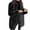Black, variant on Lindreshi Jackets for Women Casual Fall Women Long Sleeve Lapel Plush Coat Fashion Solid Color Warm Coat