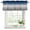 Blue Gray, variant on Navy Blue Gray Ombre Curtain Valances for Windows, Kitchen Valance Window Treatments Panel 2 Pack, Modern Gradient Abstract Art Rod Pocket Short Curtains for Bathroom Bedroom 42 x 12 Inch