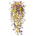 thumbnail image 4 of Faux Flowers Artificial Flowers for Outdoors, Long Trailing Silk Vines Hanging Baskets, UV Resistant Realistic Plants for Front Door Porch Patio Garden Decor, 4 of 9