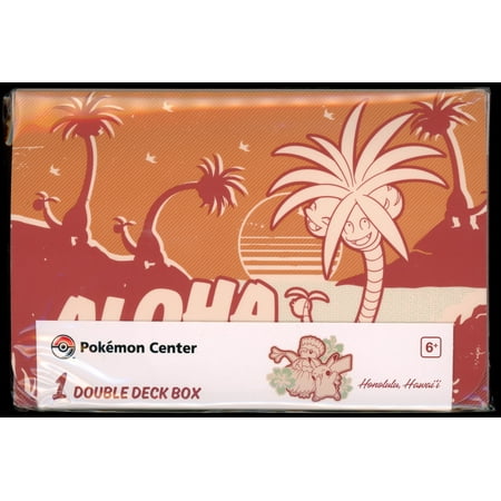 Pokemon 2024 World Championships Double Deck Box Aloha Honolulu Hawaii Alolan Exeggutor Design