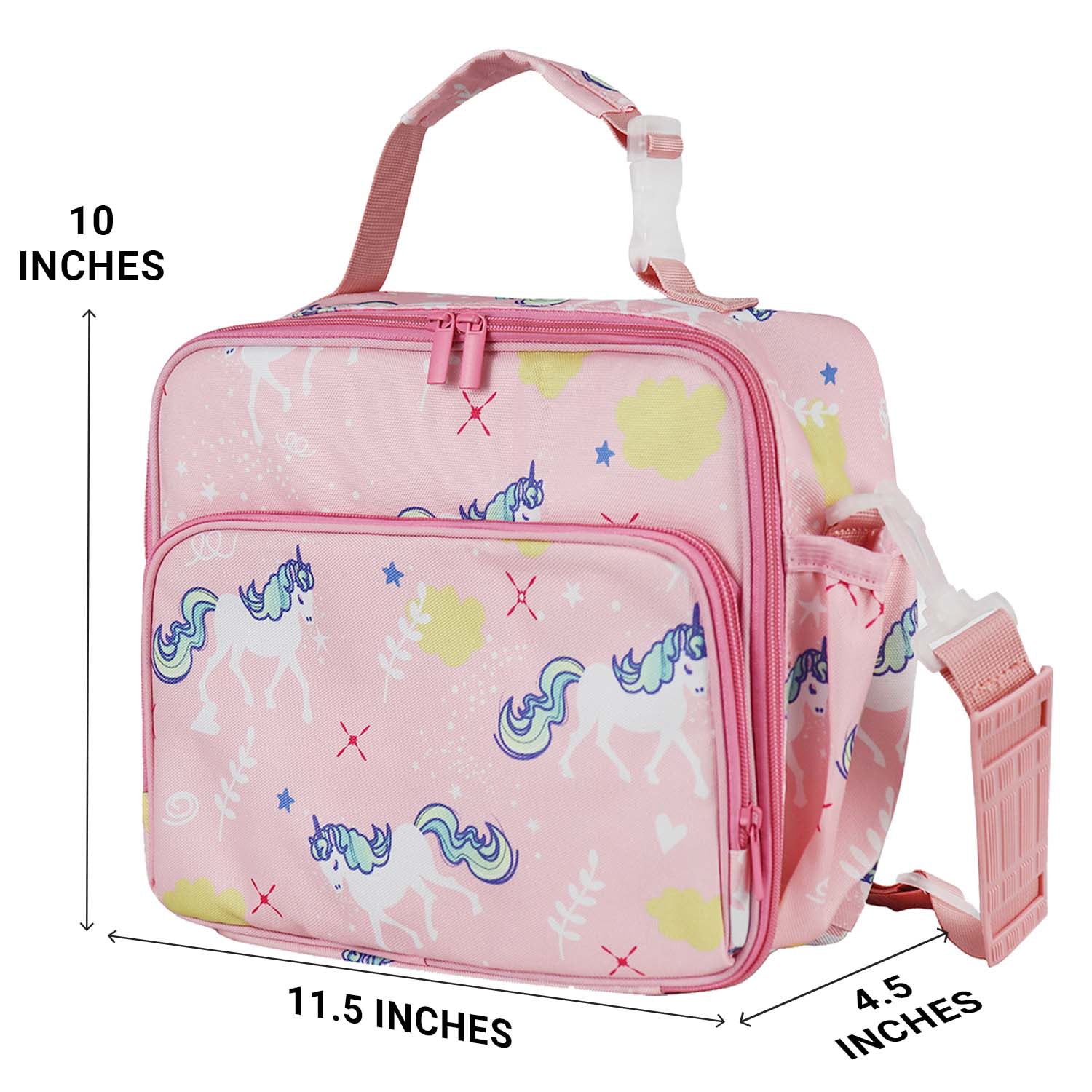 Gianno Space Lunch Box for Kids - Kids Lunchbox for School, Daycare, Kindergarten - Insulated Lunch Box for Girls & Boys - with Handle, Shoulder Strap