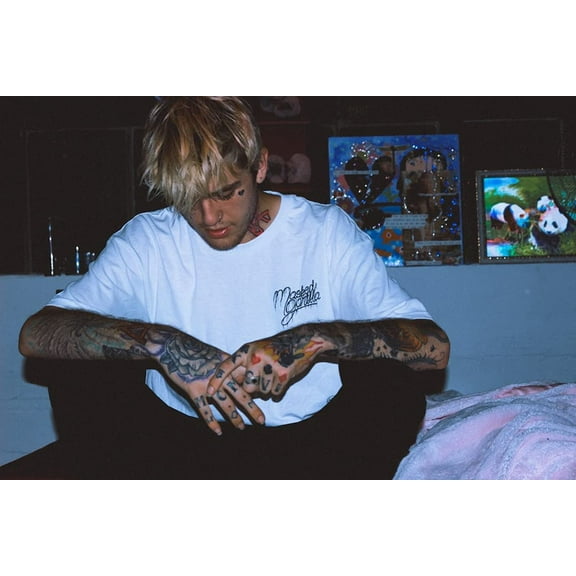 BINFA-Wall Art Life Emo Rap Lil Peep Music Singer 12" x 18" Poster