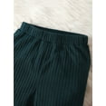 thumbnail image 4 of Little Boys Clothes 7T Boys Outfits 7T Boys Long Sleeve Solid Color Top Pants 2PCS Boys Sweater Clothing Set Green, 4 of 7
