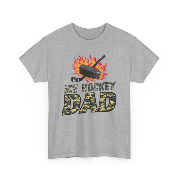 2024 Ice Hockey dad for Dad father gift Unisex Cotton Tee