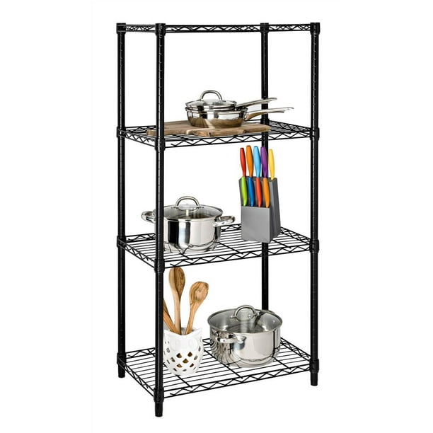 Honey Can Do FourTier Steel Shelving Unit
