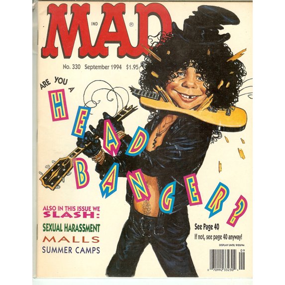 EC Comics MAD Magazine #329 July/Auguist 1994