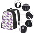 thumbnail image 2 of Balery Orchids Flowers Mochila para hombre y mujer - Tela Oxford 600D resistente - Gran capacidad, resistente al agua, ideal para la escuela, viajes y senderismo, 2 of 6