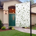 thumbnail image 5 of Watercolor Green Polka Dot Garden Flags 12x18 Inch Double Sided Welcome Yard Flags for Outdoor Decor Abstract Geometric Pattern Yard Outside Seasonal Decoration, 5 of 6