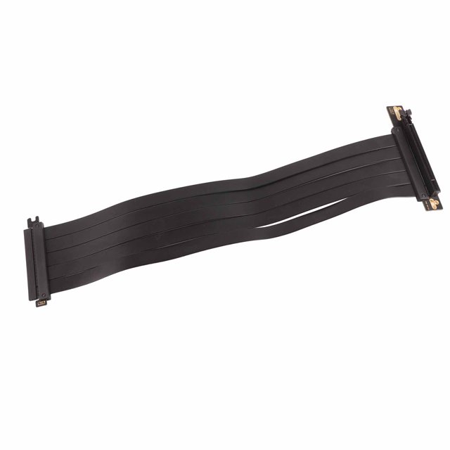 PCIE 4.0 X16 Riser Cable, High Speed Flexible 90 Degree Right Angle Port GPU Graphics Card Extension 60cmPCIE 60cm