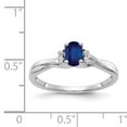 thumbnail image 2 of Primal Gold 14 Karat White Gold Diamond and Sapphire Ring, 2 of 5