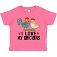 thumbnail image 3 of Inktastic Chicken Farmer I Love My Chickens Boys or Girls Toddler T-Shirt, 3 of 5