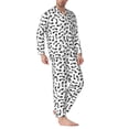 thumbnail image 2 of KLL Fish Bone Sleepwear Mens Flannel Pajamas,Long Cotton Pj Set, 2 of 7