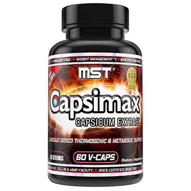 Capsimax Supplement 100mg V Capsules, 60 Servings by MST Clinically
