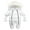 White, variant on Boys Snow Suit Size 8-10 Winter Coat and Snow Pants Set Overall Windproof Thermal Ski Snow Suits for Toddler Girls White 80