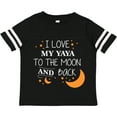 thumbnail image 3 of Inktastic I Love My Yaya to the Moon and Back Boys or Girls Toddler T-Shirt, 3 of 5