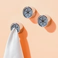thumbnail image 5 of 6PCS Self Adhesive Towel Clips Wall Mounted Storage Rack Bathroom Towel Hangers, 5 of 14