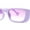 Lavender Purple, variant on Pastel Pop Color Mod Narrow Rectangle Fashion Sunglasses Blue