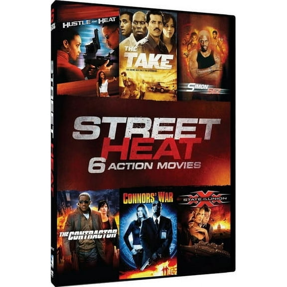 Street Heat - 6 Action Films (DVD), Mill Creek, Action & Adventure