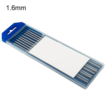 

fanshao 10Pcs 175mm Tungsten Needle Excellent Workmanship Anti-corrosion Portable Blue Rare Earth Tungsten Rod for Heating