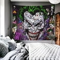thumbnail image 3 of The Joker Tapestry Wall Hanging For Boys Bedroom Girl Backdrop Party Birthday Decor 70*60in, 3 of 6