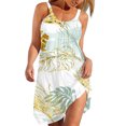 thumbnail image 1 of Vestido de verano para mujer, estampado, sin mangas, con escote redondo, sexy, informal, fluido, para la playa Fridja  hjkh1698, 1 of 6