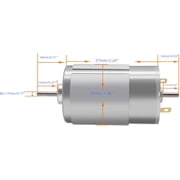 CHANCS Electric Motor 555 Double Shaft DC 12V 8000RPM Motor Drive Engine Accessory for RC Car