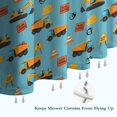 thumbnail image 6 of Cartoon Construction Vehicles Road Signs Shower Curtain 36"x72" ,Bathroom Decorative Shower Curtains Set with 12 Hooks,Modern Waterproof Washable Shower Curtain, 6 of 6