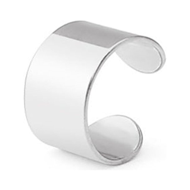 Xihbxyly Oferta de iluminación Pendientes de acero de titanio con clip para la oreja sin orejas para adelgazar con forma de U y resorte plano