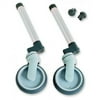 Invacare Swivel Wheels 5'', with Glide Tip - Pack of 2