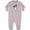AC-Heather Grey, variant on Inktastic Pocket Brittany Spaniel Baby Fleece Romper