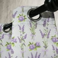 thumbnail image 4 of Ambesonne Garden Grommet Curtain, Lavender Hydrangea Art, 50" x 54", Pale Grey Lavender Green, 4 of 6