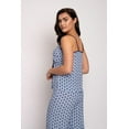 thumbnail image 3 of Pretty You London Women's EcoVero Cami Pant Pajama Set in Blue, 3 of 4