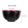 thumbnail image 2 of WHAMVOX  Chinese Soup Bowl Japanese Ramen Microwavable Serving Big Bowls Black, 2 of 8