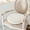 White, variant on HOARBOEG Round Solid Color Seat Cushion, 17.72*17.72in Soft Non-Slip Chair Cushions Premium Polyester Seat Pad for Office , All-Season Comfort