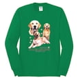 thumbnail image 2 of If It's Not a Golden Retriever It's Just a Dog Gift | Mens Dog Lover Long Sleeve T-Shirt, Kelly, X-Large, 2 of 3