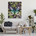 thumbnail image 3 of Stupell Industries Eclectic Midnight Garden Butterfly Canvas Art, 36 x 48, by Nicole Tamarin, 3 of 8
