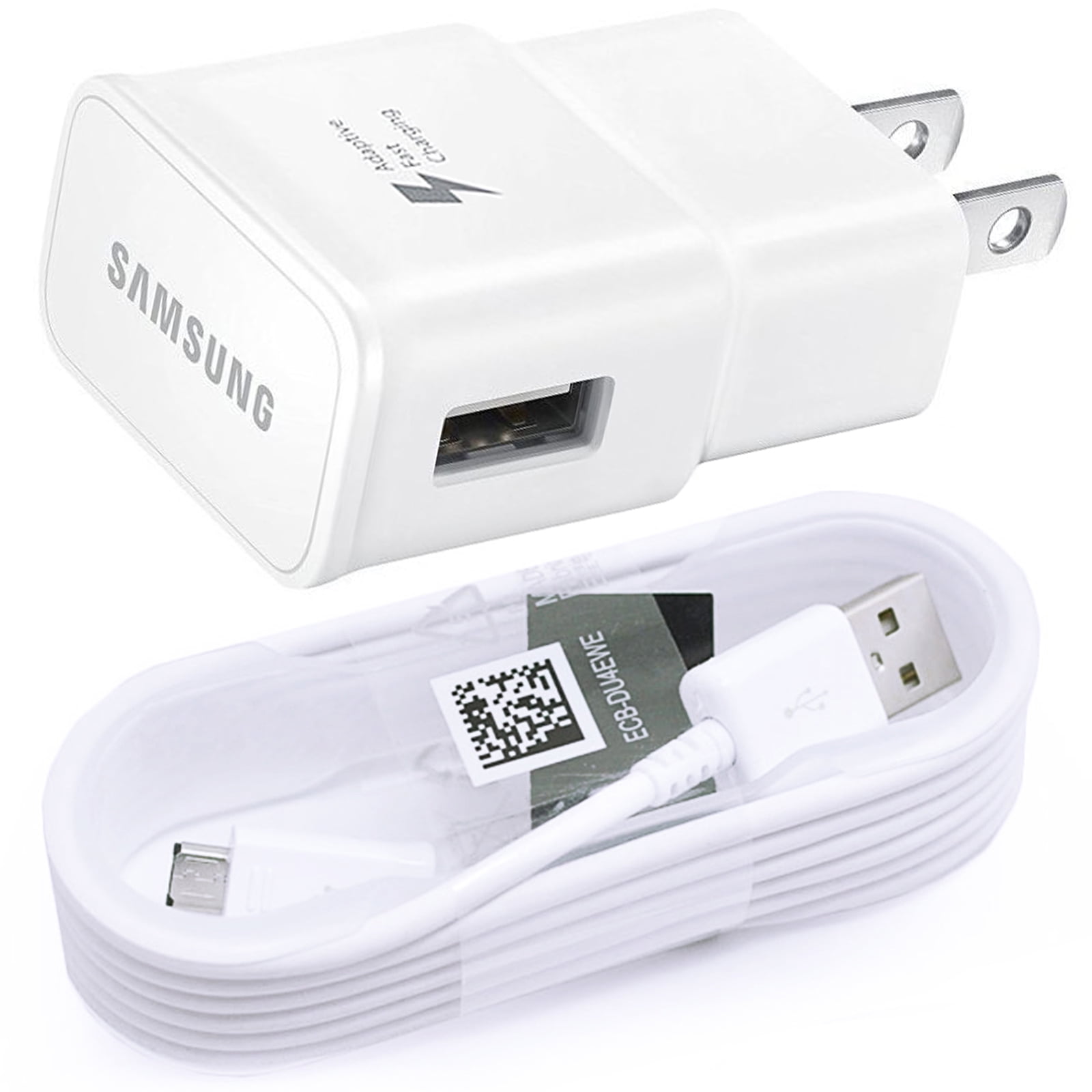 Piraat brand Trekker OEM Samsung Galaxy S6/S6 edge Galaxy S7 edge Adaptive Fast Charger Micro  USB 2.0 Cable Kit [1 Wall Charger + 5 FT Micro USB Cable] AFC uses dual  voltages for up to