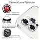 thumbnail image 5 of Protector de cámara con brillantes de imitación para iPhone 13 Pro Max Color Plata Genérica Protector de cámara, 5 of 8