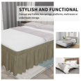 thumbnail image 4 of Falda de cama fácil de llevar para cama doble o cama doble de 18 pulgadas Drop Sand, 4 of 7