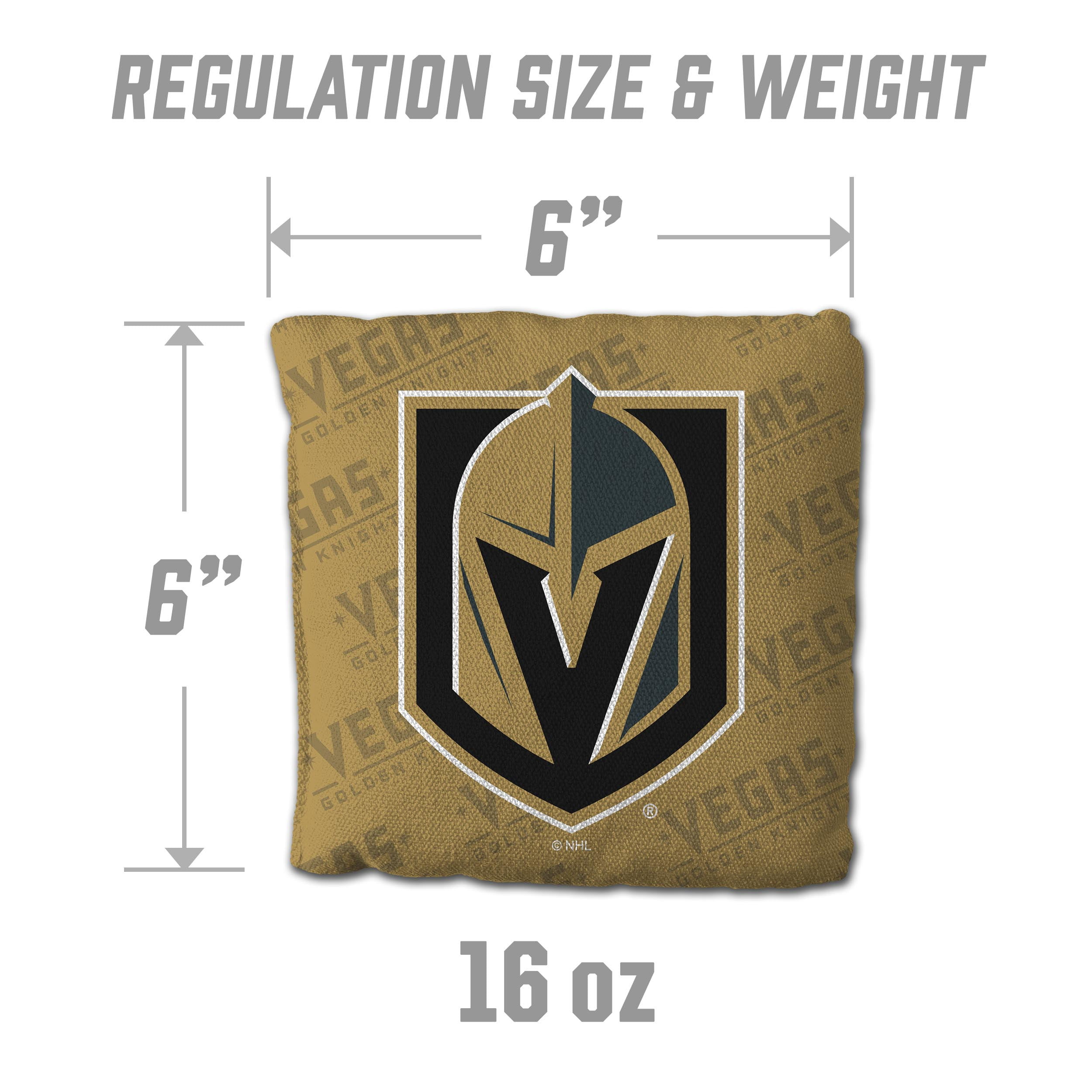 NHL Vegas Golden Knights Cornhole Bags - 4PK - Gold