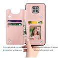 thumbnail image 5 of Cases for Moto G Stylus (2021) / G Stylus (2020) / Moto G Power (2021), Njjex Leather Flip Wallet Card Holder Case Cover for Motorola Moto G Stylus 6.4" inch, Rose Gold, 5 of 10