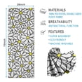 thumbnail image 2 of White Daisy Flower Yellow Centers Pattern Hot Yoga Mat Towel Non Slip for Hot Yoga - Quick-Drying Yoga Mat Cover with 4 Corner Pockets with Travel Bag - Hot Yoga Towel Non Slip 74"x26", 2 of 6