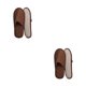 thumbnail image 4 of Minnieouse 10 pares de zapatillas de hotel desechables de lana Coral para hombre y mujer, zapatos antideslizantes de Color sólido, zapatos Marrón 2 2piezas, 4 of 6